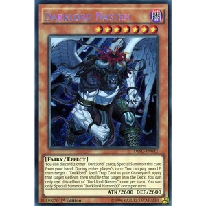 Darklord Nasten DESO-EN032 Yu-Gi-Oh! Card Secret Rare 1st Edition - Picture 1 of 1