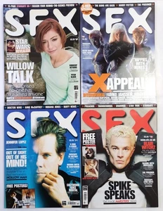 PAQUETE DE 4 REVISTAS SFX #67 68 69 70 AGOSTO-NOVIEMBRE 2000. PÓSTER WILLOW X-MEN SPIKE EN MUY BUENA CONDICIÓN - Imagen 1 de 24