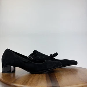 Nuove scarpe décolleté donna Ara Novelle nere in pelle formali Mary Jane taglia 9 M nuove senza scatola - Foto 1 di 8