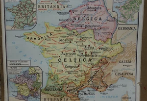 CARTE N°47 LA GAULE ROMAINE - Photo 1/11