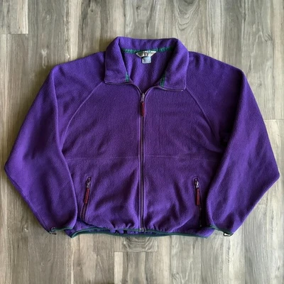 Chaqueta polar EMS vintage para hombre talla XL Sherpa cremallera completa exterior senderismo pila profunda Foto 1 de 4