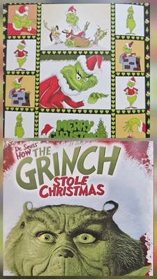 Mantas Grinch Who Stole Christmas Queen - 2 variaciones Foto 1 de 4