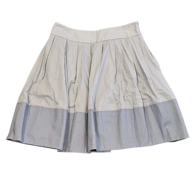 Minifalda Elevenses para mujer talla 6 lila púrpura algodón plisada primavera verano Foto 1 de 4