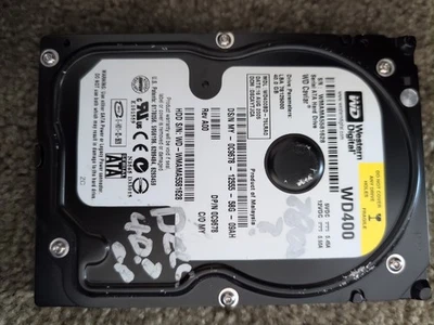 Western Digital WD400 Caviar Enhanced IDE Hard Drive - Image 1 of 2