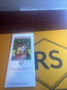 Vintage Ronald Mcdonald Childrens Celebrity Golf Championship Pamphlet Mike Jord - Picture 1 of 7