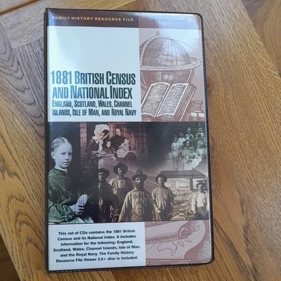 1881 British Census National Index Family Search  25 CD SET Free Shipping - Image 1 of 4