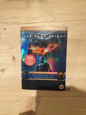 The Dark Knight and Batman Begins DVD Set 2 Film Collection, New and Sealed - Image 1 of 2