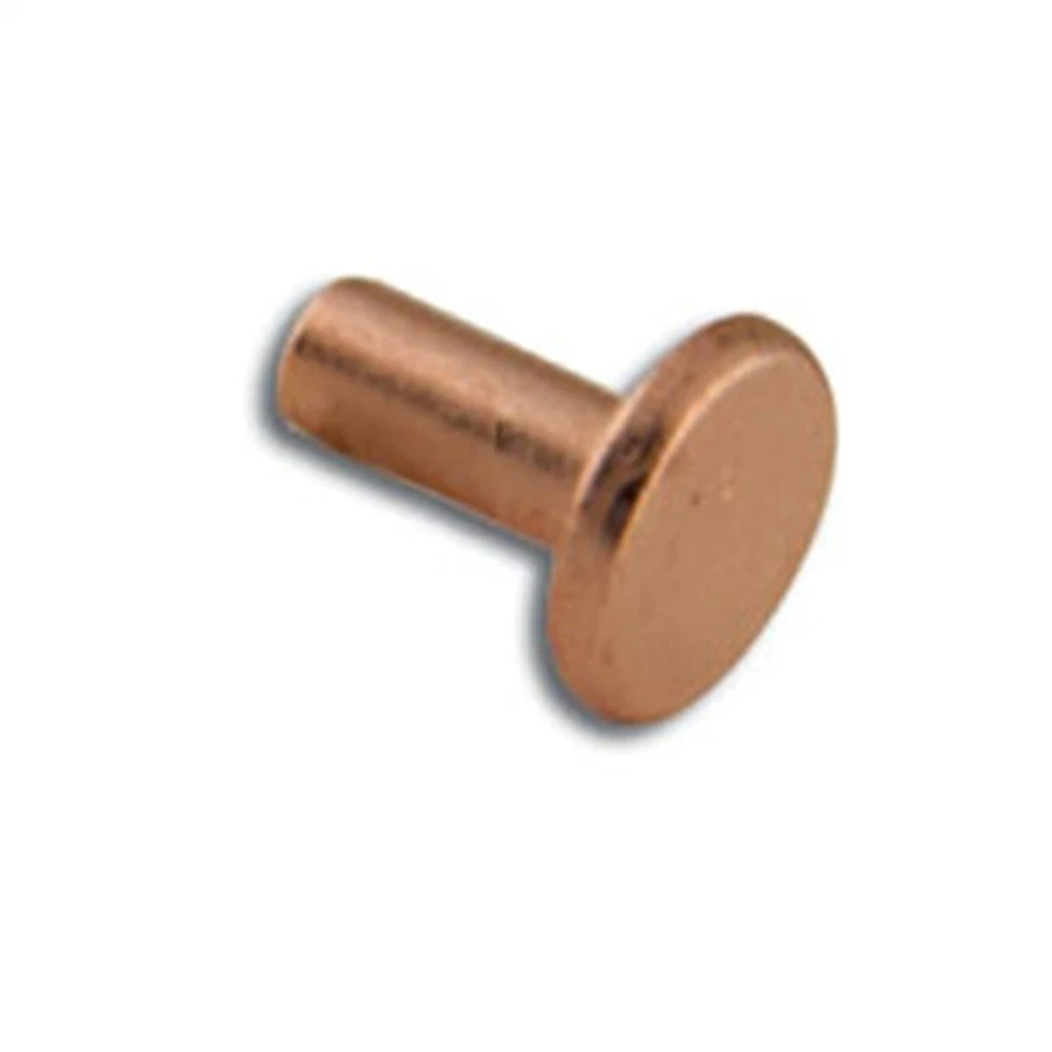 5/16" Tubular Rivets 100 Pack Copper Plate 1294-53 by Tandy Leather - Image 1 of 1