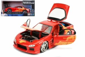 Jada 1/24 F&F Julius' Mazda RX-7 Orange with Graphics - 30747 - Picture 1 of 1