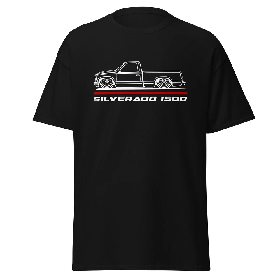 Camiseta Premium Para Chevrolet Silverado 1500 Camioneta Coche Fans Regalo Cumpleaños Foto 1 de 1