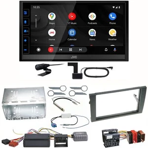 JVC KW-M785DBW Android Auto CarPlay Einbauset für Seat Exeo Audi A4 B6 B7 - Bild 1 von 1