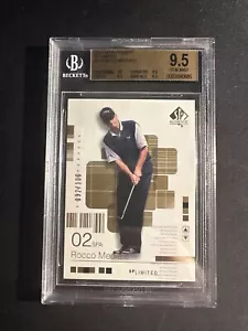 2002 SP Autentica Golf Card #23 Rocco Mediate LIMITED /100 BGS 9,5 - Foto 1 di 2