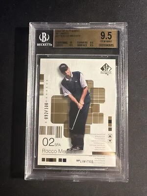 2002 SP Authentic Golf Card #23 Rocco Mediate LIMITED /100 BGS 9.5 - Image 1 of 2