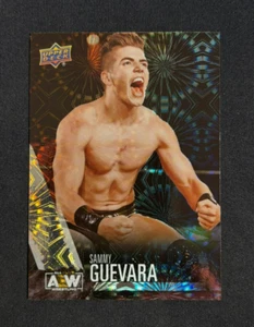 2021 Upper Deck AEW Wrestling Sammy Guevara Pyro Parallel #15 First Edition - Picture 1 of 2