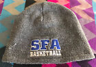 Chapeau d'hiver doublé Beanie gris SFA Basketball College Texas taille unique léger