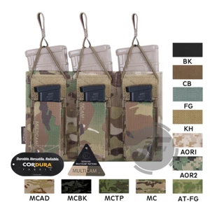 Emerson Triple Open Top 5.56 & Pistol Magazine Pouch Mag Holster Modular MOLLE - Picture 1 of 16