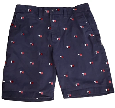 Tommy Hilfiger Pantalones Cortos Para Hombre 29 Azul TH Flex Bordado 9 Entrepiernas Preppy Comodidad Foto 1 de 4
