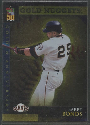 2001 Topps Golden Nuggets #GA17 Barry Bonds San Francisco GIants - Image 1 of 2
