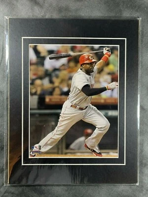CINCINNATI REDS SECOND BASEMAN BRANDON PHILLIPS MATTED 11X14 PRINT FANATICS NEW  - Image 1 of 4