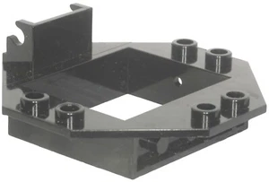 Falta Lego Ladrillo 2443 Negro Bisagra Ventana Marco 1 x 4 x 3 con Panel Octogonal - Imagen 1 de 1
