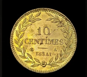 Essai 10 centimes Charles X - Foto 1 di 2
