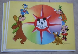 Wholesale Lot of 10 Old Vintage c.1970's - MICKEY MOUSE CLUB - DISNEY POSTERS  - Picture 1 of 1