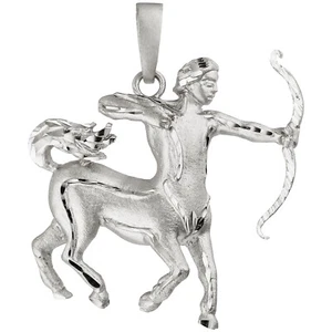 JOBO Anhänger Sternzeichen Schütze 925 Sterling Silber teil matt Sternzeichenanh - Picture 1 of 1