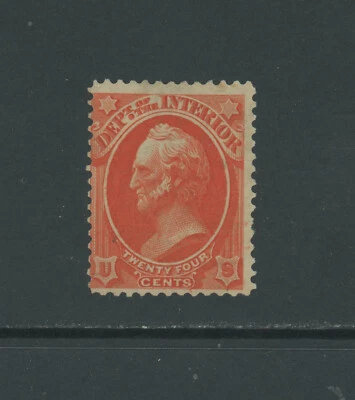 USA Scott # O22 Fine OG Large LH Revenue Stamp US BOB 24 cents Cat $180 - Image 1 of 2
