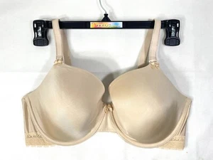 NWOT Paramour Women's 38DDD Gorgeous Memory Foam T-shirt Bra 255455 Nude - Picture 1 of 6