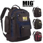 MIG Mens Large Backpack Rucksack Bags TRAVEL WORK HIKING SCHOOL SPORTS CAMPING 