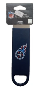 Tennessee Titans, Steel Speed Bartender Bottle Opener NFL Football Flat Bar, New - Picture 1 of 6