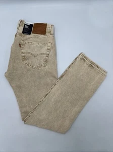 Levi’s Beige 501 Jeans Color Sparks Od Straight Regular Stone NEW Mens 32” 34” - Picture 1 of 8