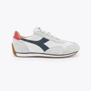 Scarpe Diadora Heritage Equipe H Canvas SW Sneaker Unisex Bianco Blu denim E2023