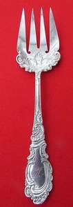 1895 Aldine Muster Serviergabel von Rogers Hamilton Silberplatte monogrammiert MK? - Bild 1 von 12