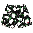 Supreme Black Lily Nylon Water Shorts Size S PRE-OWNED / 100% AUTHENTIC