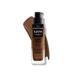 NYX Can't Stop Won't Stop Full Coverage Foundation, Cocoa CSWSF21 - Picture 1 of 5