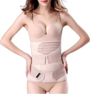 3 in 1 Postpartum Support - Recovery Belly/waist/pelvis Belt Shapewear Slimming - Picture 1 of 3