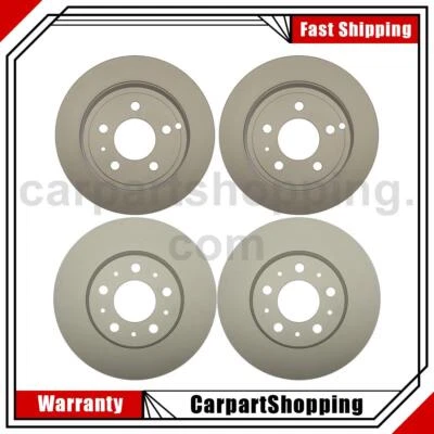 4 Front Rear Brake Rotors Fits 1994 1995 1996 1997 Volvo 850 - Image 1 of 4