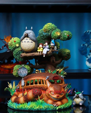 Miyazaki Hayao Animation MY NEIGHBOUR TOTORO Garage Kits Statue Model In Stock Cover