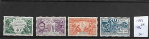 FRANCIA - SOMALIA @ 1931 MI.138-141 @ fr.327 - Foto 1 di 1