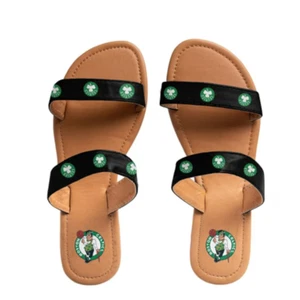 Boston Celtics Damen-Sandalen doppelter Riemen Foco US 6/7 neu im Karton - Bild 1 von 2