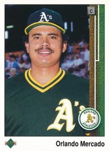 #624 Orlando Mercado - Oakland Athletics - 1989 Upper Deck Baseball - Picture 1 of 1