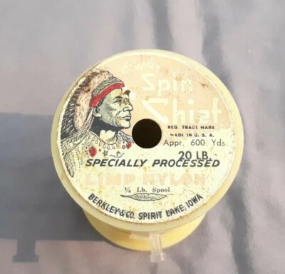 Berkley Spin Chief Spool 20lb Limp Nylon Vintage Fishing Line Monofilament  - Image 1 of 3