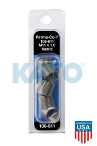 M11X1.0 Thread Repair Pack Perma-Coil 106-611 (6 Insert) Helicoil 5543-10 - Picture 1 of 1