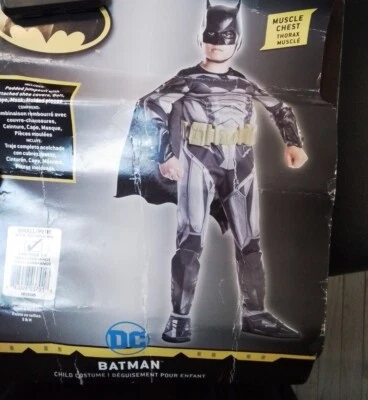 Batman Ultimate Armored vs Superman Halloween Deluxe Child Costume NEVER WORN - Image 1 of 3