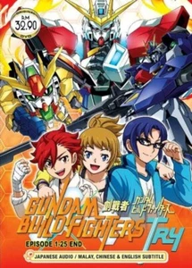 Gundam Build Fighters Try Japanese Anime DVD English Sub Free Ship Region All - Picture 1 of 7