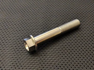 RaceFasteners M10 x 1.25 Titanium Hex Flange Bolt (60mm) - Picture 1 of 1