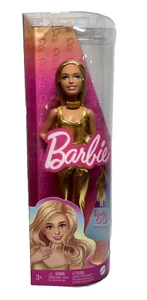 Barbie Fashionistas #222 Petite Bionda in Tuta Oro 65° ANNIVERSARIO - Foto 1 di 4