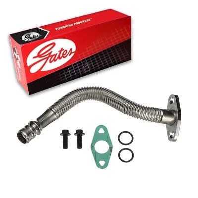 Línea de retorno de aceite turbocompresor Gates para Dodge Ram 3500 2004-2008 5,9 L L L6 diésel Foto 1 de 2