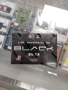 2023 Panini Black Football Hobby Box Factory Sealed Brand New 5 Cards Per Box